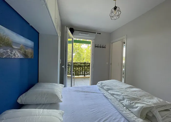 T2 Proche Plages Et Commerces Avec Terrasse A Vieux-boucau - Fr-1-239-1072 Апартаменты